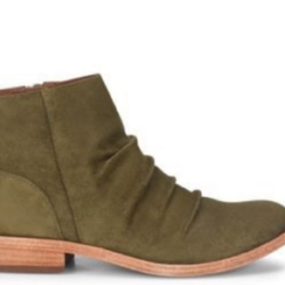 KORK-EASE GIBA OLIVE SUEDE BOOTIES SZ 10M - Picture 5 of 9